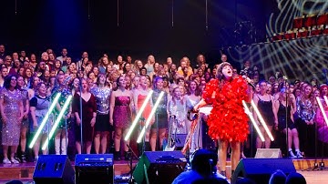 MIV + Phia Exiner sing "Brother Sadness, Sister Anger" - 500 singers live at Hamer Hall