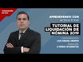 Tutorial de liquidación de nómina 2019