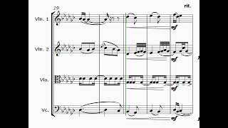 Dvorak, A. - Song To The Moon, from "Rusalka" for String Quartet