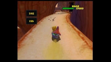 The SpongeBob SquarePants Movie (PS2)  Rub a Dub Dub,  Slip Slide in the Tub Speedrun(No Skips)