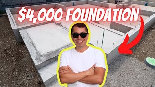 $4k in Concrete Foundation for a two-story addition