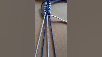 DIY Macrame bracelet basic knots tutorial | Step by step for beginners | Handmade | #macramebracelet