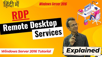 16 Remote Desktop Services Explained | RDP | Workgroup Networking | Windows Server 2016 Tutorial