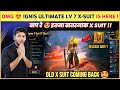 Finally  new ultimate x suit lv 7 is here  bgmi new x suit  ignis x suit  new x suit in pubg