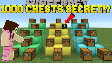 Minecraft: 1000 CHESTS SECRET!! - DAVID AND THE 1000 CHESTS! - Custom Map