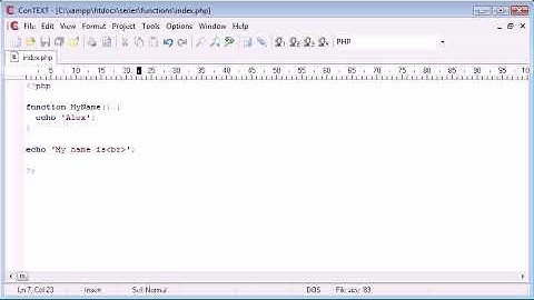 Beginner PHP Tutorial   30   Basic Functions