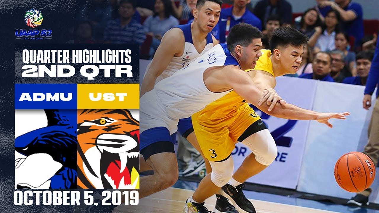 ADMU vs. UST - October 5, 2019 | 2nd Quarter Highlights | UAAP 82 MB