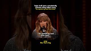 Taylor Swift lyrics coincidentally matched Jimmy’s story ❤️‍🩹 | #taylorswift #shorts