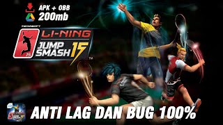 GAME BADMINTON TERBAIK!! "LINING JUMP SMASH 15" ANTI LAG DAN FC! | WORK 100% screenshot 2