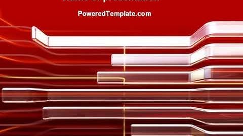 Abstract Red PowerPoint Template by PoweredTemplate.com