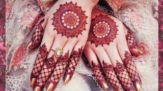 Bridal Mehndi Design For Hands/ latest arabic gol tikki mehndi design 2021_krvachuath mehndi #henna