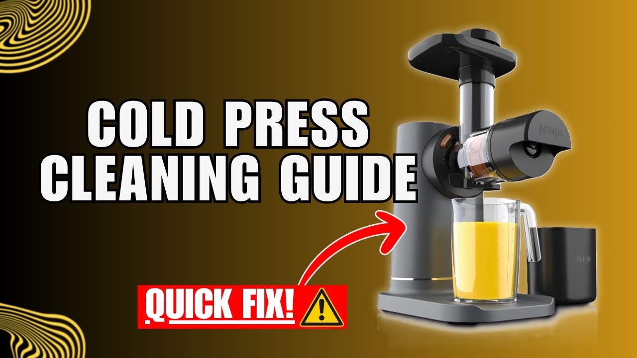 Ninja Cold Press Cleaning Guide (Quick & Safe) - YouTube