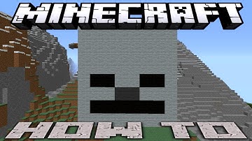 Minecraft ~8 Bit~ HOW TO : 2D Skeleton Head~Minecraft~ ( Tutorial ) /W Killerkev