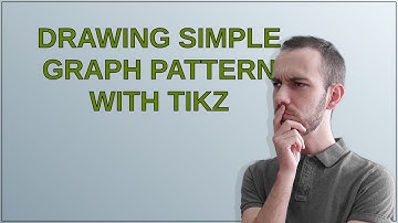 Tex: Drawing simple graph pattern with Tikz