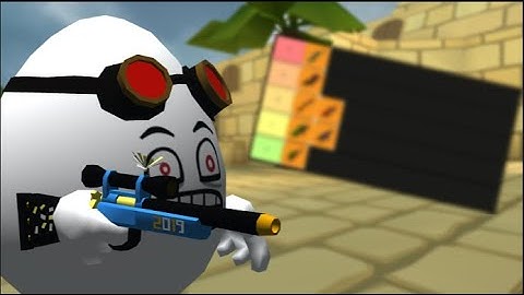 The ULTIMATE Shell Shockers Weapon Tier List!