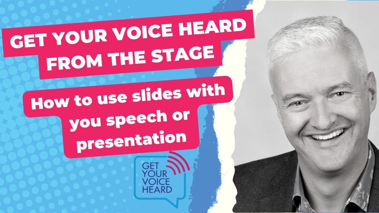 How to use slides with your speech or presentation - Steve Bustin