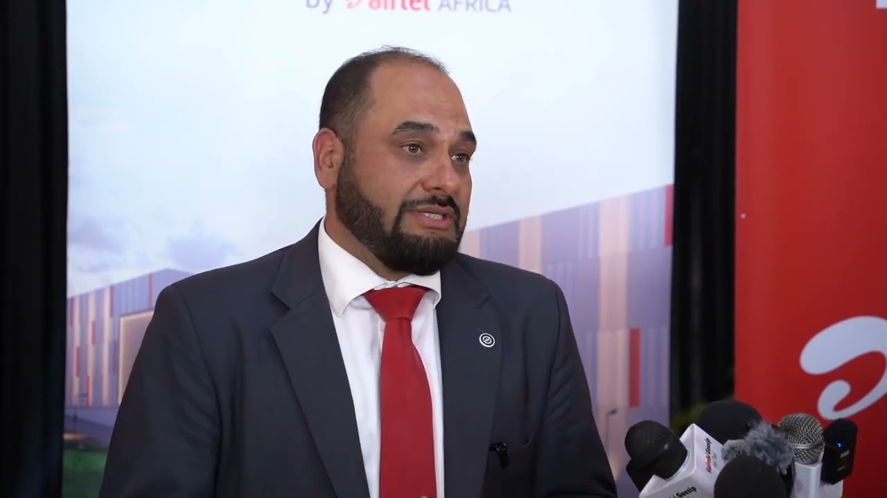 Airtel Kenya MD Ashish Malhotra at groundbreaking event of the telco's data centre at Tatu City