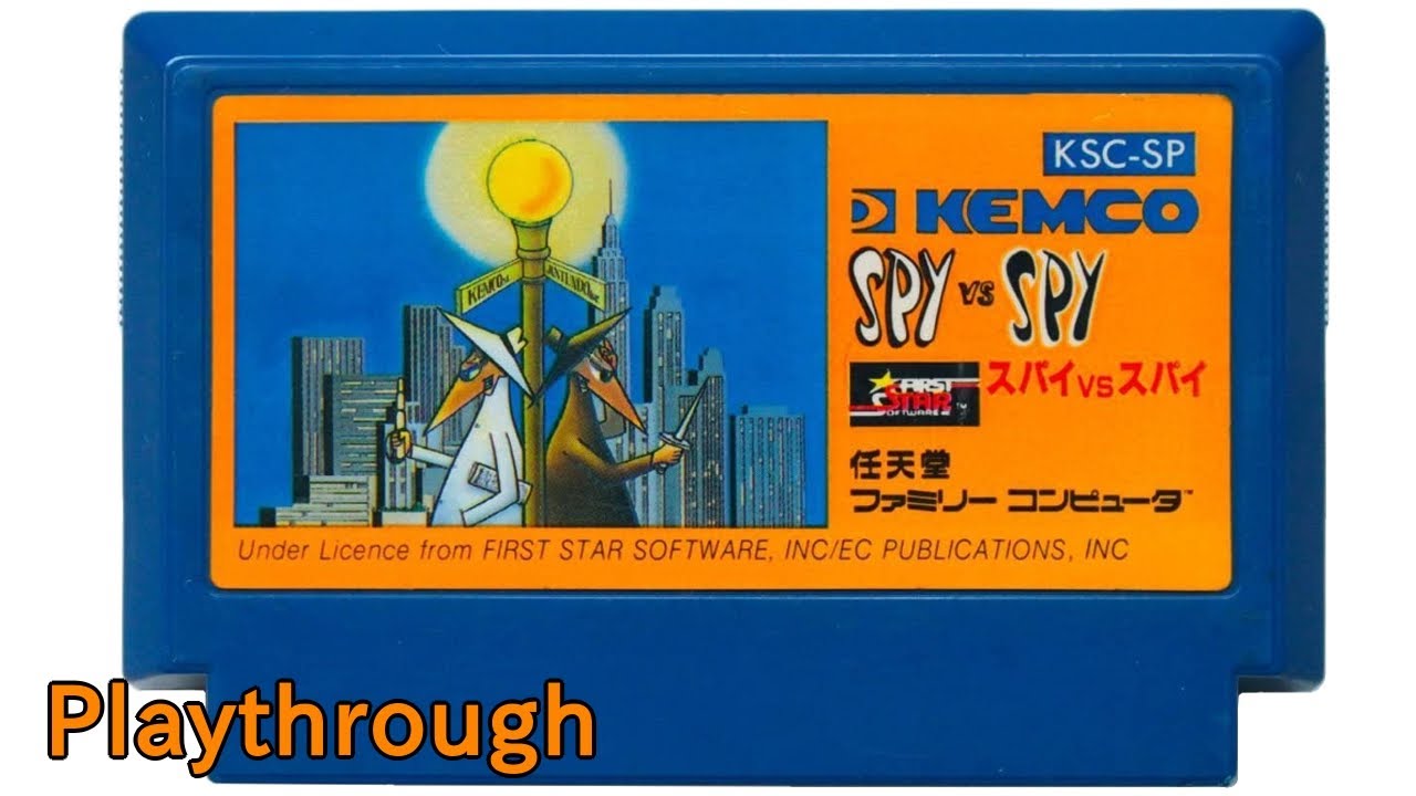 1986 NES Playthrough SPY vs SPY (Full Games) - YouTube