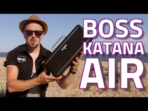 Boss Katana Air Wireless Amplifier At The Beach! In Depth Review & Demo