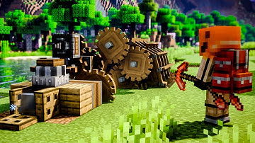 AUTOMATION Begins Now In Minecraft Create | Day 3