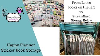 #145 Happy Planner Sticker Book Storage - Streamlined