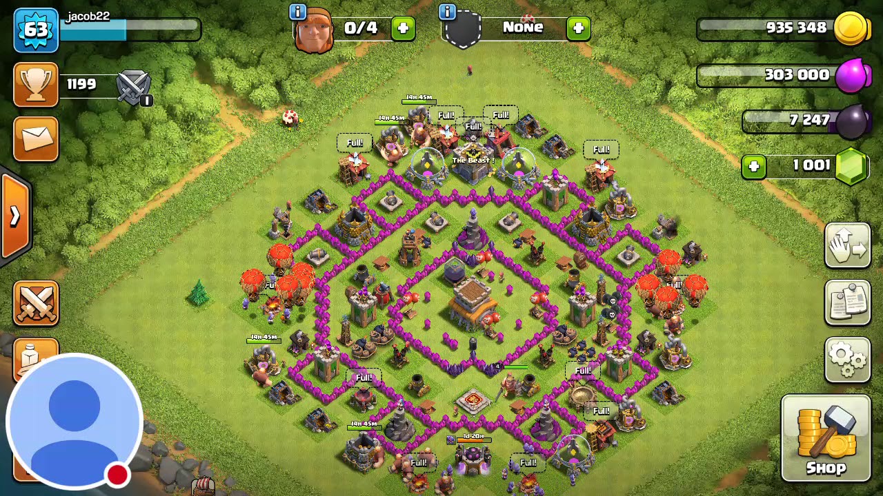Clash Of Clans Max Th8