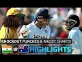 Sachin tendulkar and sourav ganguly delivers knockout punches as racist chants upset andrew symonds