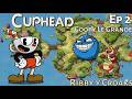 Cuphead #2 | Primer doble boss fight: Goopy + Ribby &amp; Croaks 🐸🔵