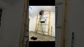 DIY Shiplap Fireplace 🔥