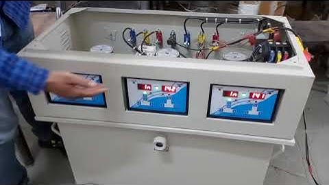 20KVA Oil Cooled Servo Voltage Stabilizer for 🏠 HouseHold Purpose