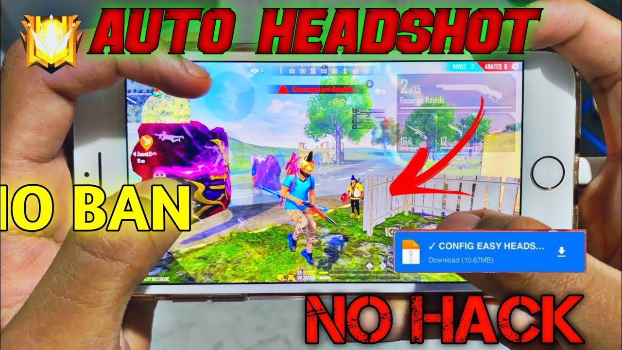 free Fire one tap head shots config file || free Fire auto Head shots config file || aim bot Config