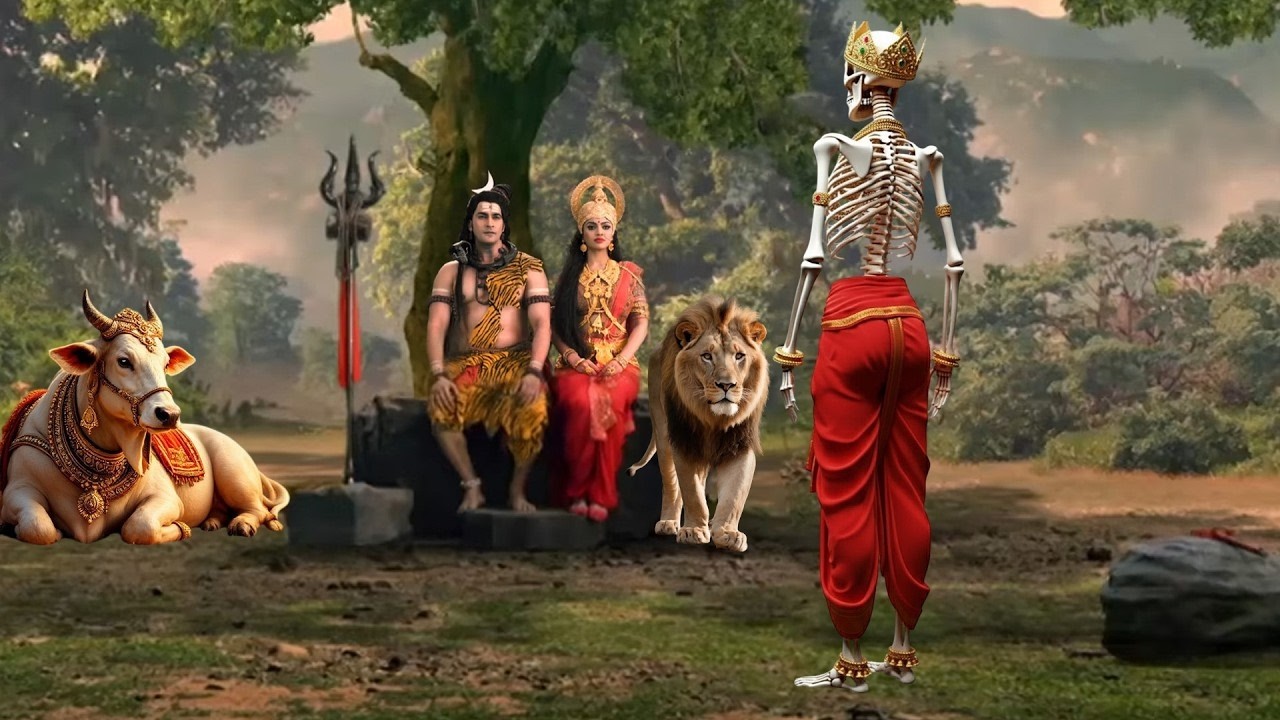 क्यों माता पार्वती ने लाल धोती पहने इस कंकाल को श्राप दे दिया? | Vighnaharta Ganesha
