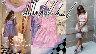 dolls kill try on clothing haul 2021