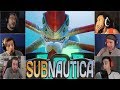 Gamers reactions to the first encounter of reaper leviathan  subnautica