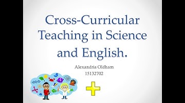 EDU7174 CCP part B : Cross Curricular Teaching in Science and English
