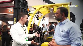 HYSTER | LUCAS AIRES EXPLICA A TECNOLOGIA DAS BATERIAS DE ÍON LÍTIO | INTERMODAL 2024 by Hyster Brasil 32 views 2 months ago 1 minute, 29 seconds