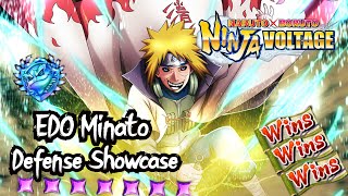 NXB NV: Best Defender In NXB NV? Edo Minato Defense Showcase! |Naruto x Boruto Ninja Voltage|