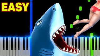 Hungry Shark Evolution - Theme Song | EASY Piano Tutorial