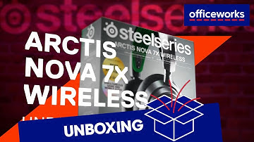 SteelSeries Arctis Nova 7X Wireless Headset Unboxing and Set Up