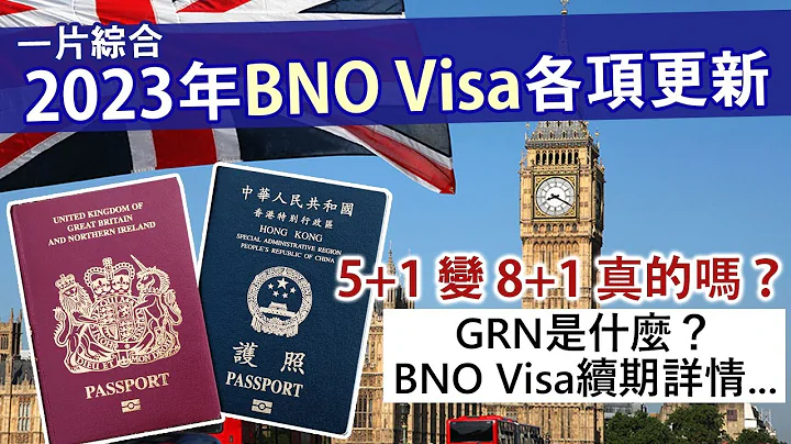 申請前必看！BNO Visa移民英國 填表2023更新項目│一開始就見GRN是什麼？真的會變8+1？│延長BNO Visa方法推出 可無限次續期 - 天天要聞