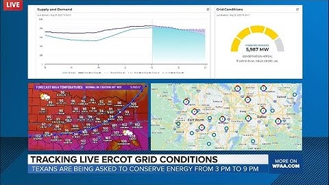 Texas electricity tracker: Live ERCOT grid conditions on Saturday, August 26