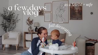 VLOG: chatty days at home, fall home decorating & haul, nuuly tryon haul & so much more!