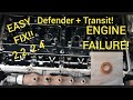 MISDIAGNOSED ENGINE FAILURE 2.2 2.4 TDCI Land Rover Defender Puma Ford Transit EASY FIX!!