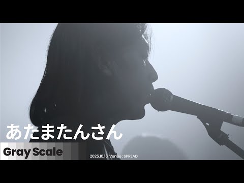 あたまたんさん - 行儀の良さ | Gray Scale  2025/10/16