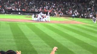 Red Sox at Orioles: Final Play of 2011 Season