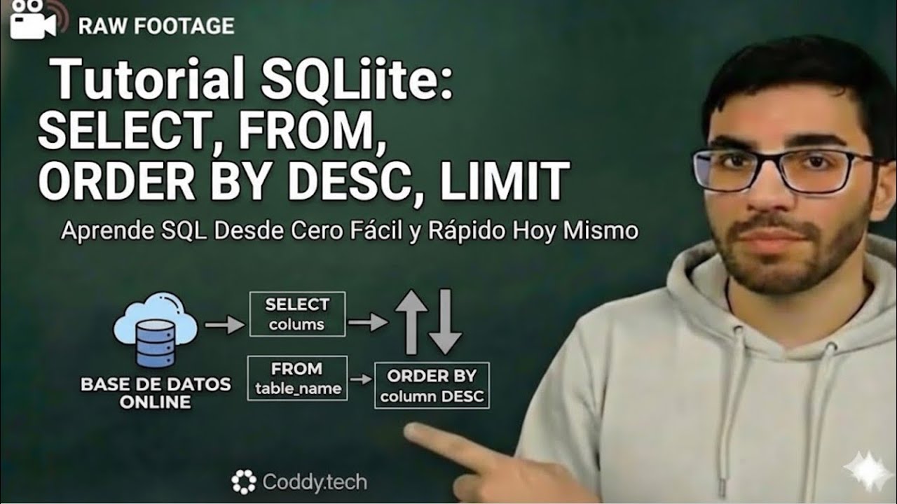 Tutorial SQLite SELECT, FROM, ORDER BY DESC, LIMIT Aprende SQL Desde ...