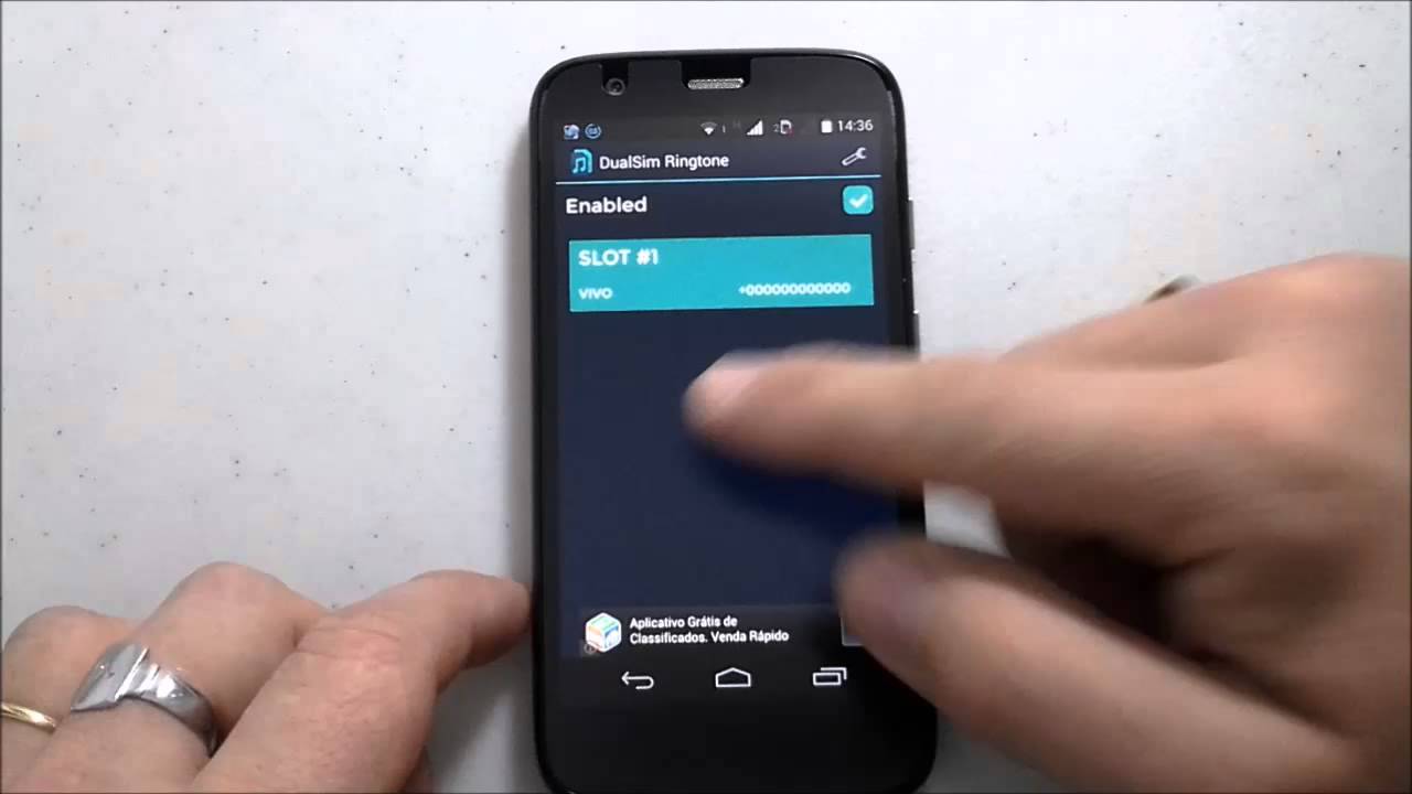 Moto G Dual SIM Ringtone Um Toque Música Para Cada Chip YouTube