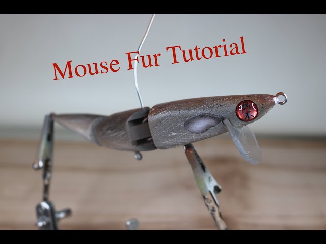 Hashimoto Concepts - Airbrushing Mouse Fur pattern for lures 