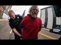 Aggressive Bully Harasses Pedestrians And Gets Instant Karma