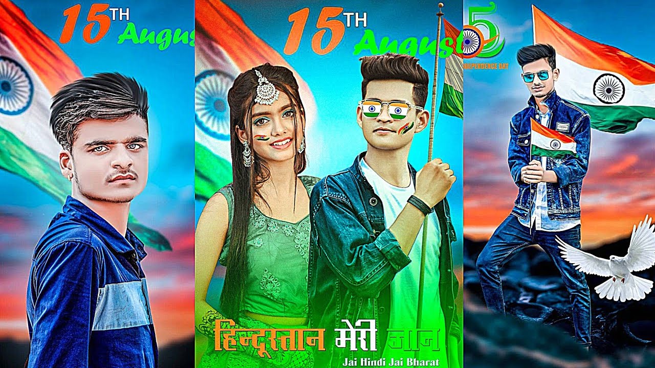 Independence Day Photo Editing | 15 August Photo Editing 2022 | PicsArt  Background Change Editing - YouTube
